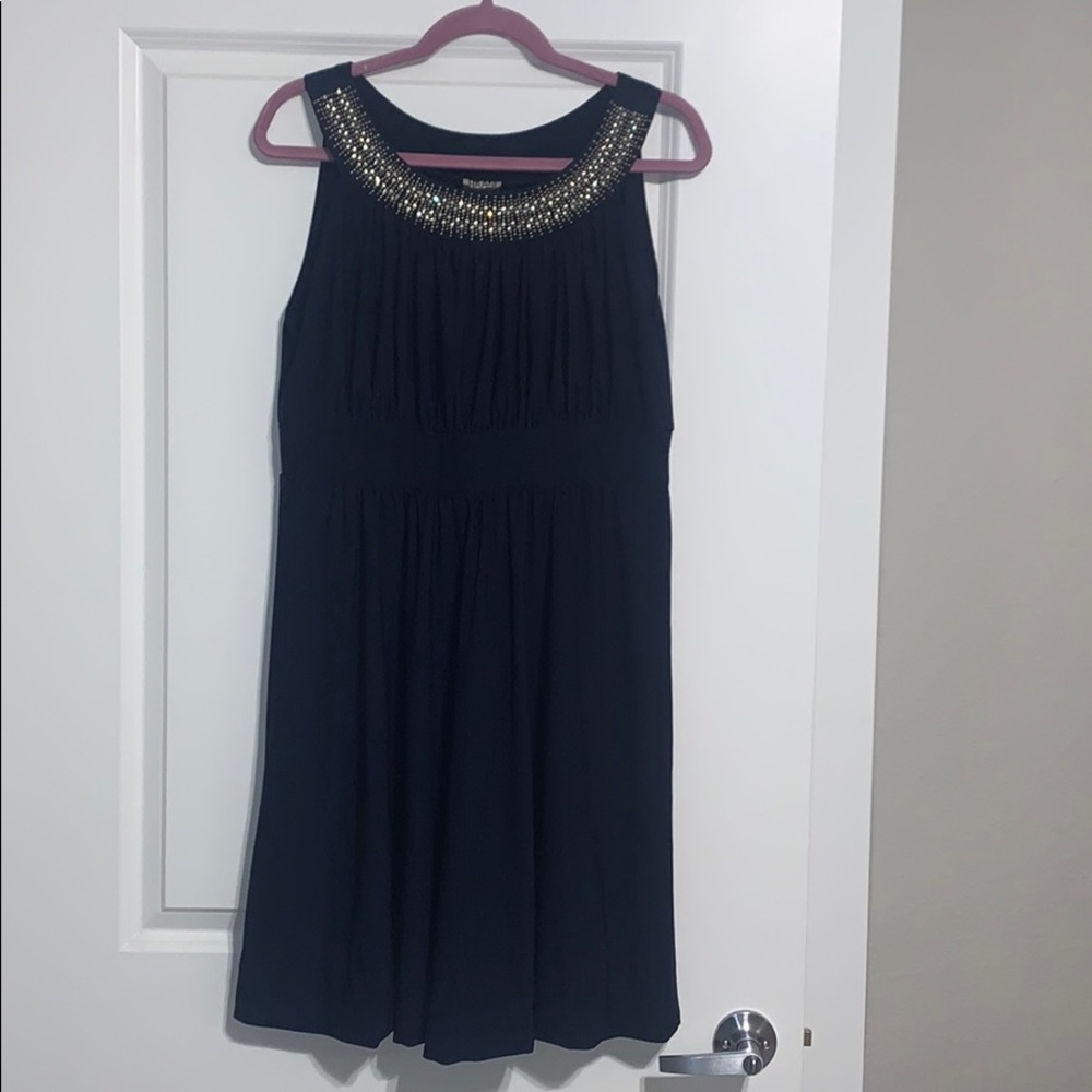 Navy blue dress